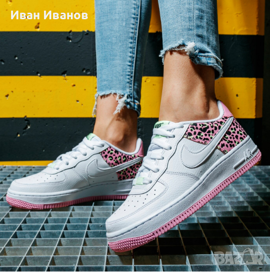 маратонки Nike Air Force 1 '07 'Pink Leopard' оригинални номер 38 ,5 -39, снимка 1