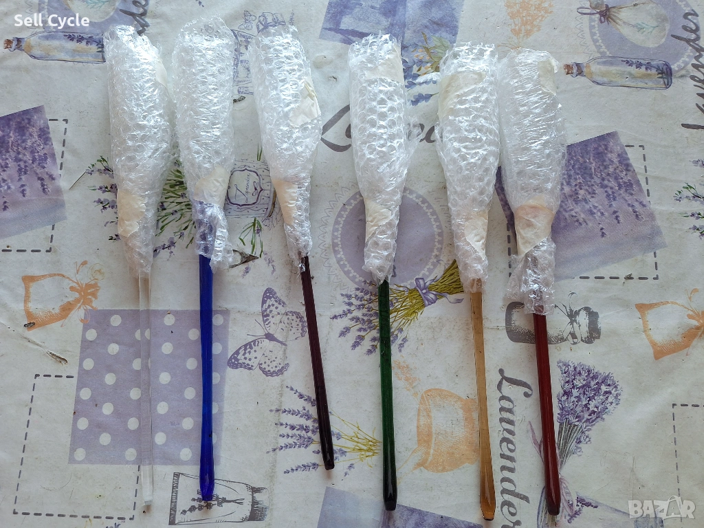 ✅ЦВЕТНИ СТЪКЛЕНИ ЧАШИ❗, снимка 1