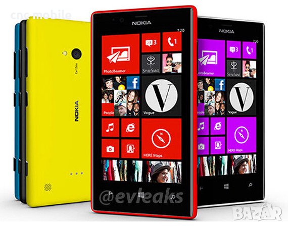 Nokia Lumia 720 - Nokia 720 дисплей и тъч скрийн , снимка 1