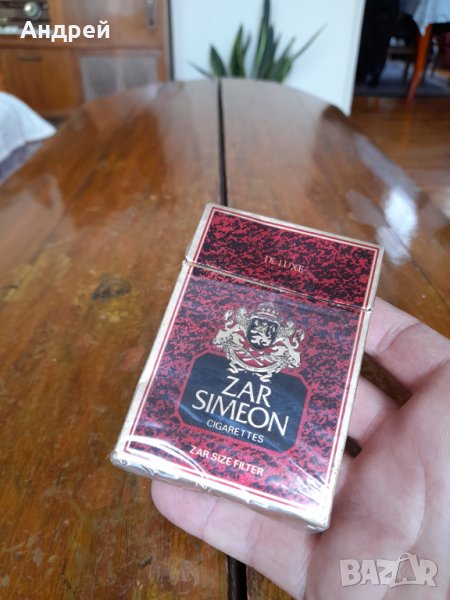 Стара кутия от цигари Zar Simeon, снимка 1