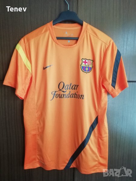 Barcelona Nike оригинална рядка тренировъчна тениска футболна фланелка размер L Барселона , снимка 1