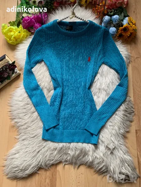 Нова синя блуза Polo, снимка 1