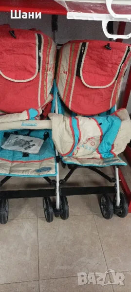 Детска количка за близнаци., снимка 1