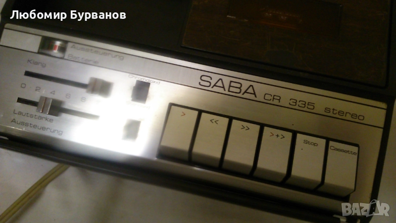 касетофон saba cr 335 stereo, снимка 1