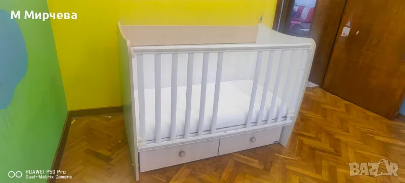 Детско многофункционално легло Lorelli Matrix Бяло/Капучино, снимка 1