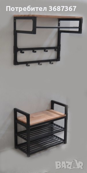 Закачалки , стойки за обувки и портманта от ковано желязо, снимка 1