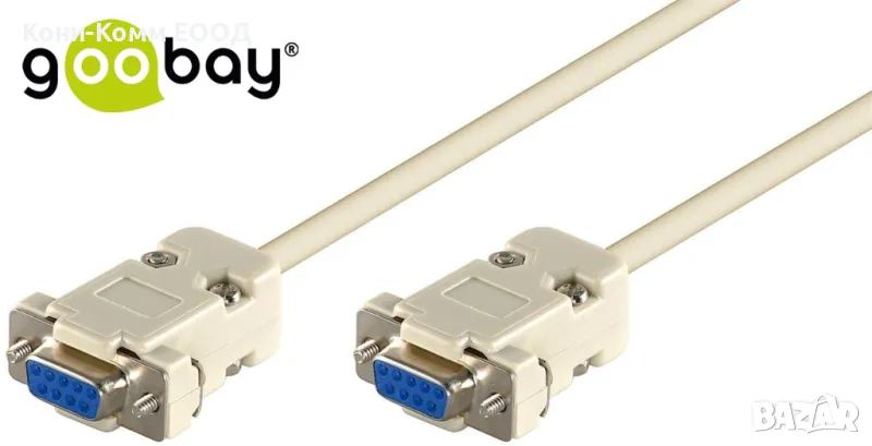 RS-232 F 9-pin to RS-232 F 9-pin 2.0m - 6.00лв, снимка 1