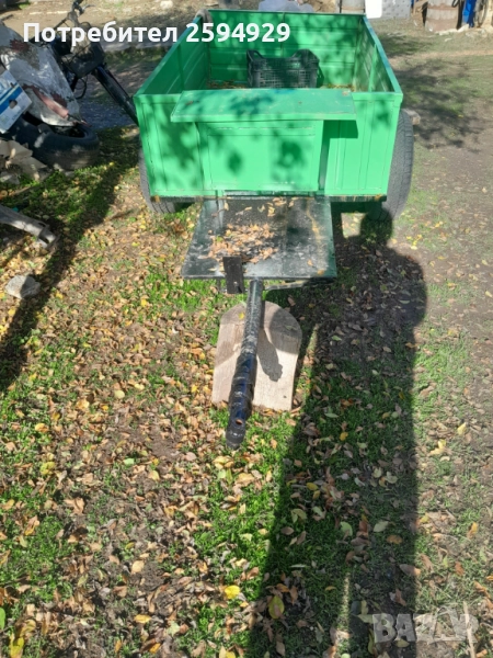 ремарке за фреза и за лека кола или трактор, снимка 1