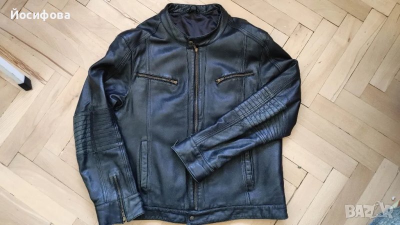 мъжко кожено яке, снимка 1