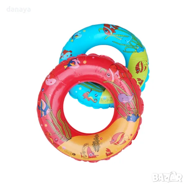 5914 Детски надуваем пояс Морски обитатели, 50см, снимка 1