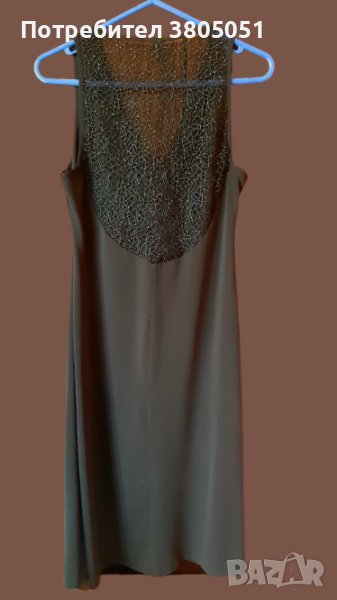 Шифонена рокля с ефектен гръб, снимка 1