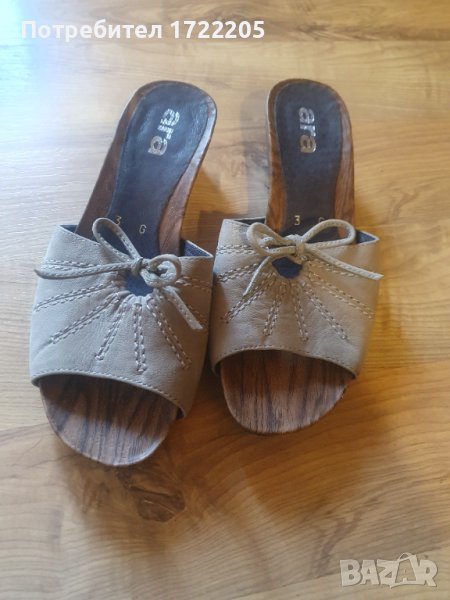Отворени обувки тип сабо - естественна кожа N:36, снимка 1