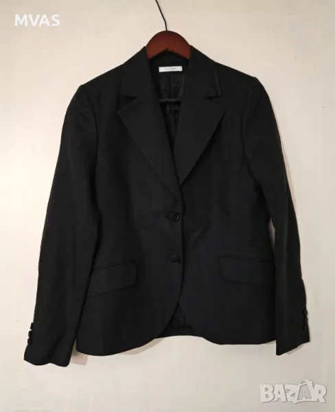 Ново ленено дамско черно сако М размер, снимка 1