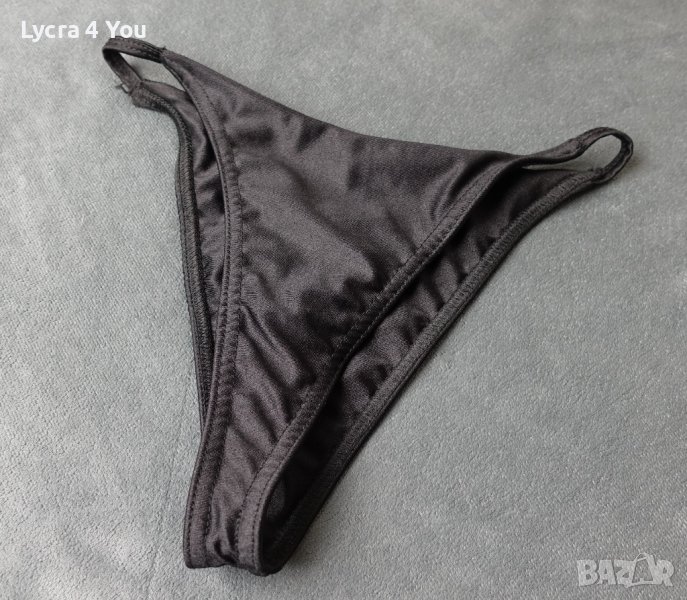 Boohoo XS (UK 8, EU 36) нова черна изрязана бански долница  , снимка 1