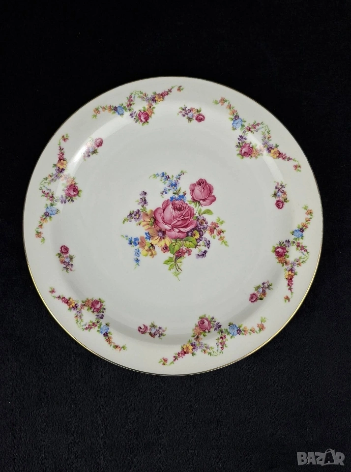 Чиния с цветя - Krautheim, снимка 1