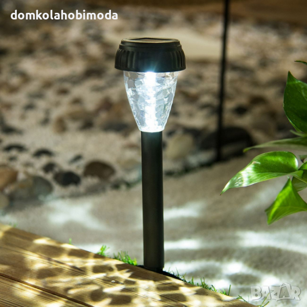 Соларна лампа с бяла светлина,32x5 см, снимка 1