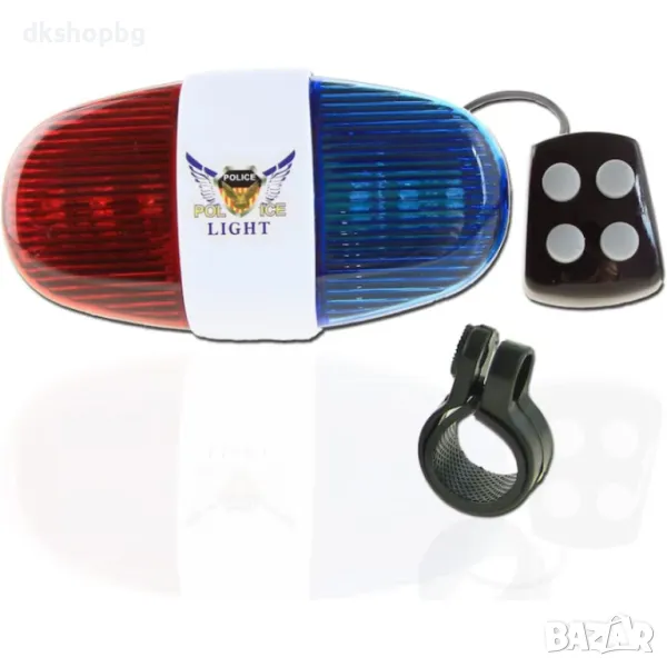 4365 Полицейска Електронна Сирена За Детско Колело Велосипед, снимка 1