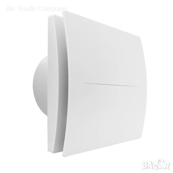 QD/ Ø120 BB – Вентилатор за баня с клапа и сачмени лагери, снимка 1