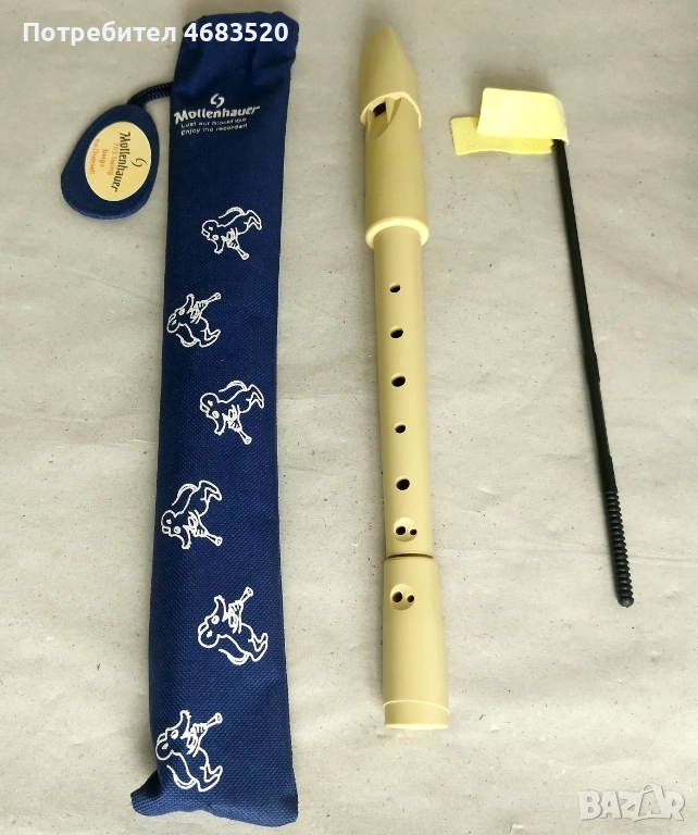 Блок флейта сопрано Mollenhauer 705 Swing / Германия, снимка 1