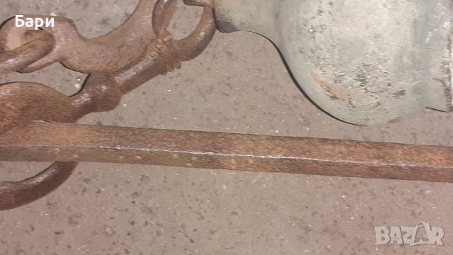 Стар ръчно направен кантар -Паланца, снимка 6 - Други ценни предмети - 41210512