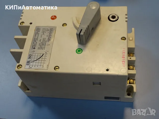 автоматичен прекъсвач EAW EBL160 circuit breaker 160A 600V, снимка 5 - Резервни части за машини - 55948963