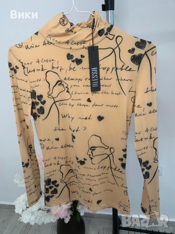 Alessa Алеса блуза в размер S, снимка 4 - Блузи с дълъг ръкав и пуловери - 51525232