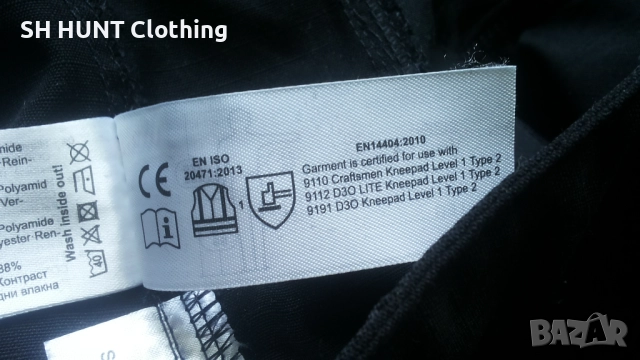 Snickers 6931 Flexi Work High-Vis Work Stretch Trousers раз 50 / M еластичен работен панталон W4-574, снимка 18 - Панталони - 52075736