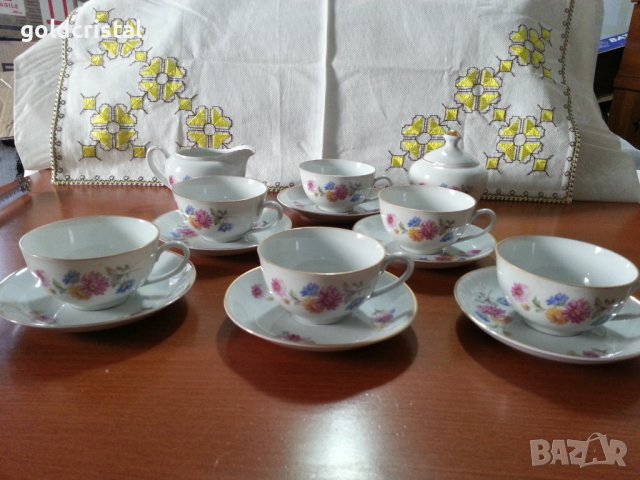 Стар немски порцелан чаши за чай 