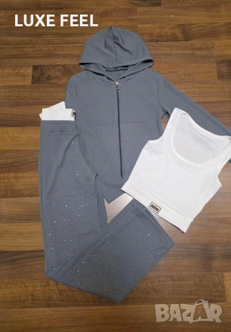 Дамски Комплекти - 3 Части ⚜️, снимка 2 - Спортни екипи - 53116356