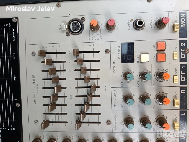 пулт с вграден усилвател Bell, снимка 6 - Ресийвъри, усилватели, смесителни пултове - 52646884