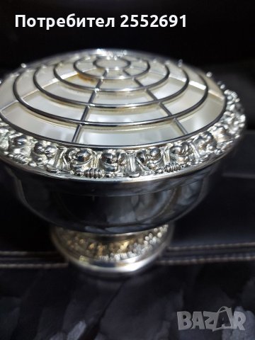 Посребрен съд , снимка 2 - Антикварни и старинни предмети - 41268817