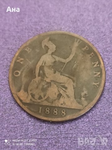 1 пени 1888, снимка 1