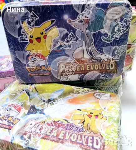 Карти в метална кутия Pokémon , снимка 3 - Колекции - 42545386