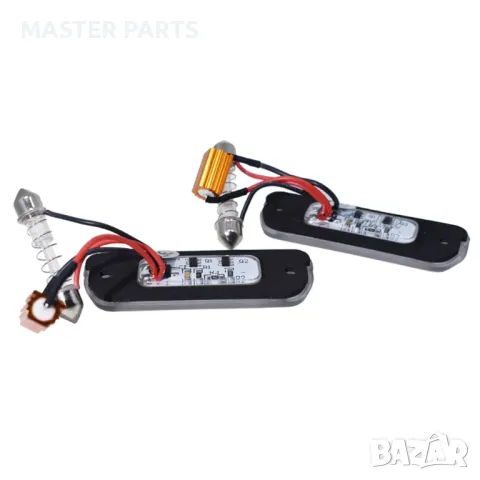 LED плафони заден регистрационен номер Mercedes ML GL R w164 w251 x164, снимка 2 - Части - 47307670