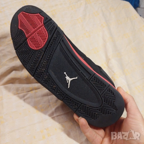 маратонки Jordan 4 Retro Red Thunder номер 46, снимка 4 - Маратонки - 53078104