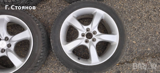 Алуминиеви джанти+гуми (зимни) 5x100 225/45 R17 , снимка 5 - Гуми и джанти - 52668555