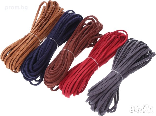 шнур за декоративен шев и обкантване на кожа, 5м, кожарски, сарашки, снимка 5 - Други инструменти - 29462866