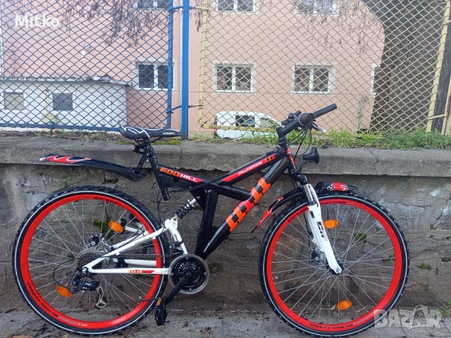 28 цола алуминиев велосипед с 21 скорости усилени капли амортисьори предни и задни дискови спирачки , снимка 4 - Велосипеди - 52928735