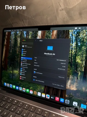 3 cycle! КАТО ЧИСТО НОВ Macbook Air M4 Midnight 13", снимка 9 - Лаптопи за работа - 56208644