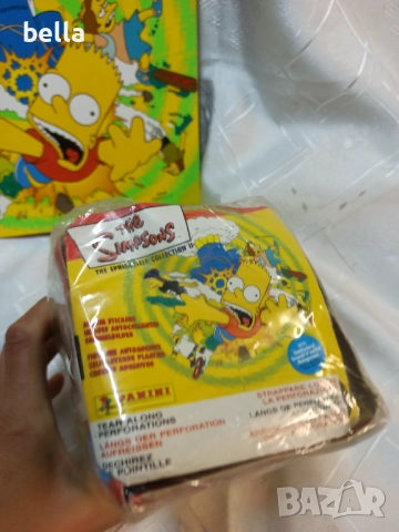 Албум за стикери "Семейство Симпсън: Колекция стикери от Спрингфийлд II" ("The Simpsons: Die Springf, снимка 3 - Колекции - 51622916