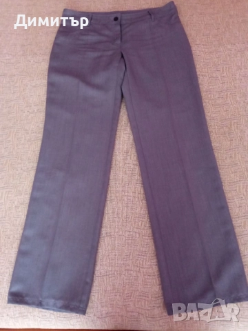 Сив дамски панталон С-М размер, снимка 5 - Панталони - 52006026