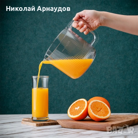 Цитрус преса Oliver Voltz OV51164A, 30 W, 1.2 л, Двупосочно движение, 2 конуса, Черен/оранжев, снимка 3 - Сокоизстисквачки и цитрус преси - 53606345