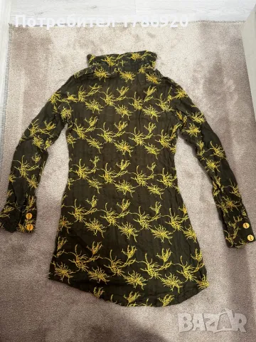 Дамска дълга риза SKFK, снимка 5 - Ризи - 24682920