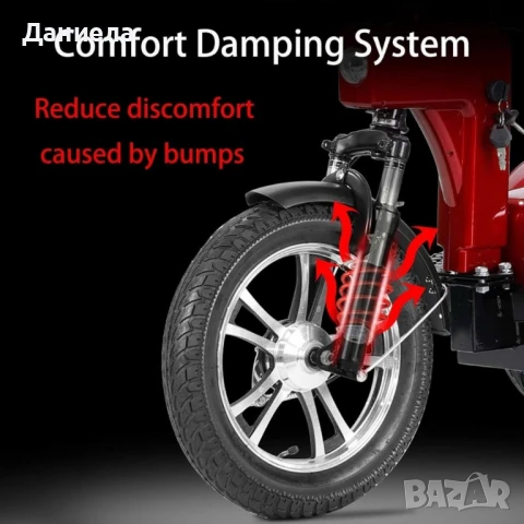 Електрическа триколка , снимка 2 - Инвалидни скутери - 50828114