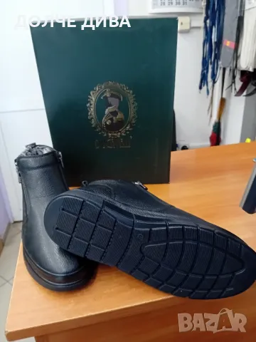Намаление МЪЖ.БОТИ 66351черни естествена кожа, снимка 5 - Мъжки боти - 47363875