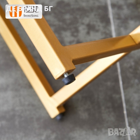 Масичка за кафе с плот имитиращ мрамор WLF-E01G, снимка 2 - Маси - 36068368