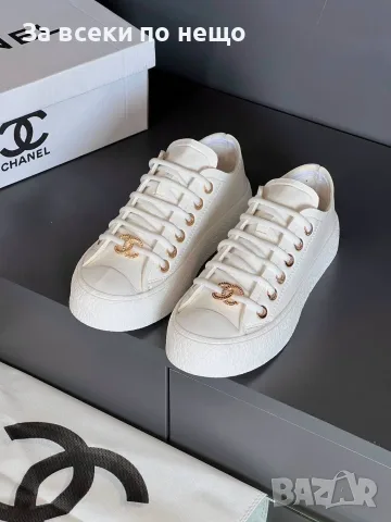 Chanel Дамски Маратонки👟Дамски Спортни Обувки👟Кецове Шанел - Различни Цветове Код SEM-177, снимка 4 - Кецове - 55769356