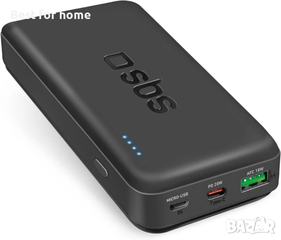 SBS PowerBank 20K FAST, 20W Power Delivery, 20000mAh, Външна батерия с бързо зареждане