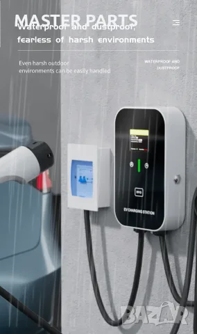 офесионална SMART зарядна станция Type 2 22kW 32A WiFi RFID 5м, снимка 6 - Аксесоари и консумативи - 55878725