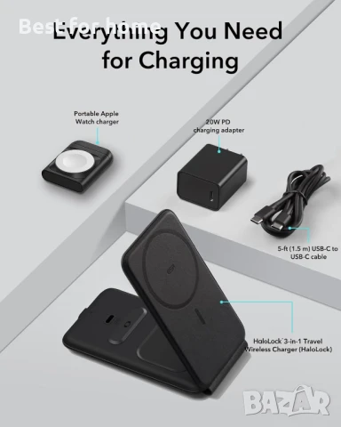 ESR 3 в 1 зарядно за Magsafe, снимка 8 - Друга електроника - 50990118
